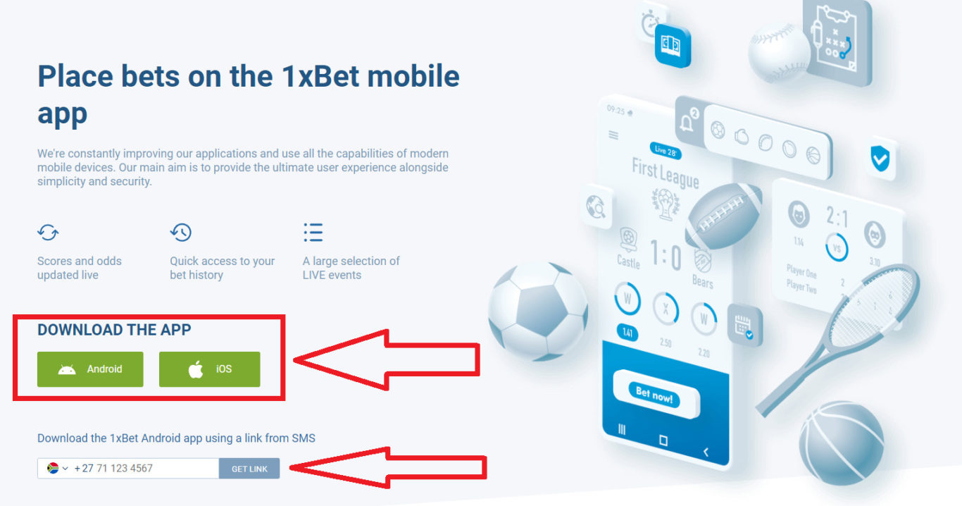 1xBet App Download Process